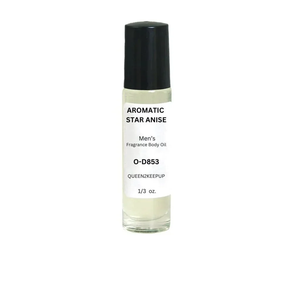 Aromatic Star Anise (Men) Body Oil 10 ml Fragrance Natural Scent Glass Bottle